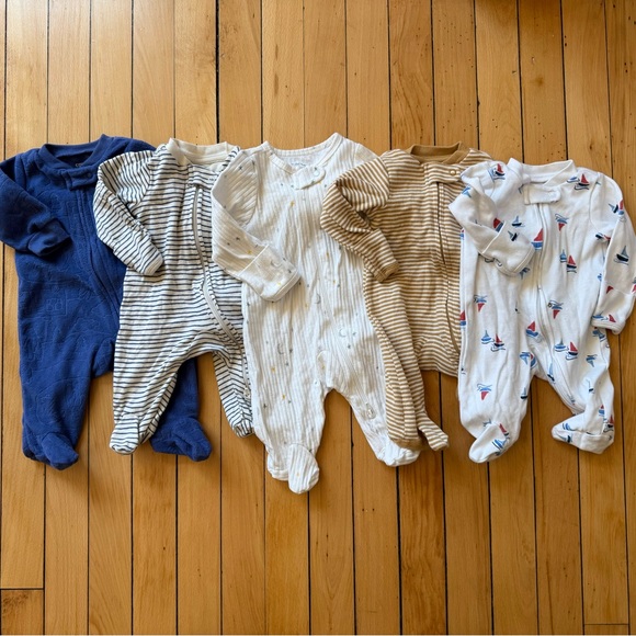 Carter’s Newborn Baby Onesies Set of 10 - Picture 2 of 7